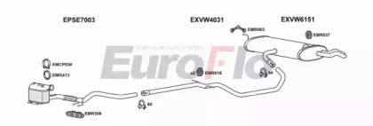 Система выпуска ОГ EuroFlo VWGOLP19D 0100LHD